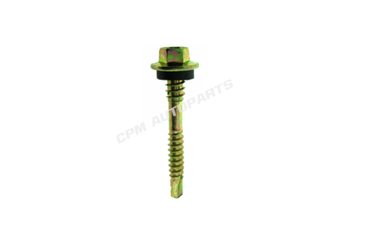 Self Drilling Screw Hexagon, Head Double Thread (Yellow Plated, Zinc Plated)