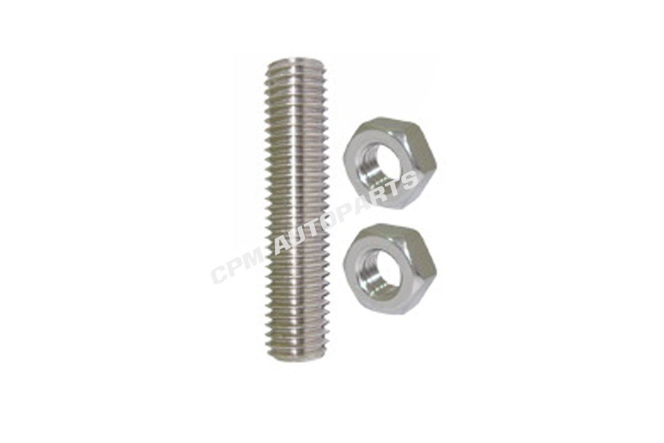Fully Threaded Stud Bolt Stainless ASTM A193-B8M+2heavy hex NUTS ASTM A194-B8M